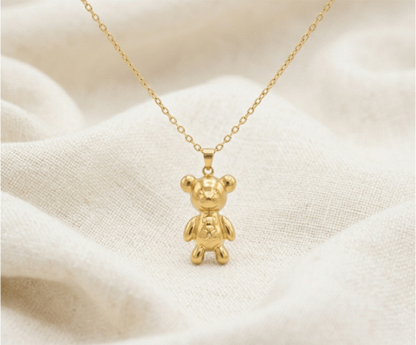 Collar Osito Peluche Golden
