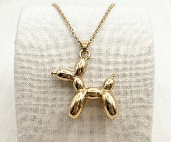 collar perrito globos gold