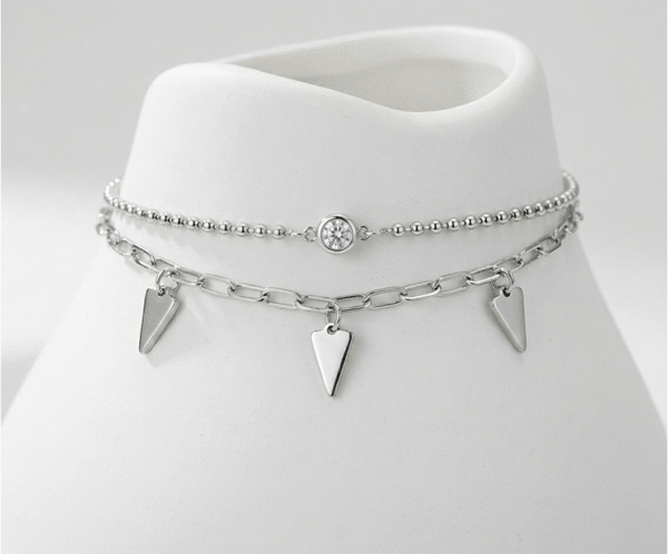 pulsera Charms Geométricos